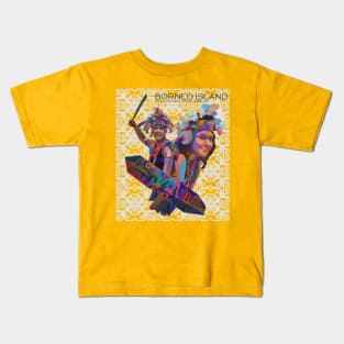 borneo dayak etnic Kids T-Shirt